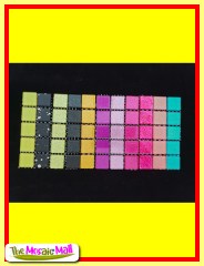 Glass Mosaic Glitter Tiles - add glitter and sparkle to your mosaics with these pretty tiles.