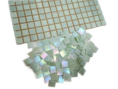 Pale Green Glass Mosaic tile