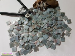 Ghostgum Grey Mosaic vitreous glass tiles | The Mosaic Mall