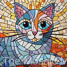 cat stainedglass themosaicmall2